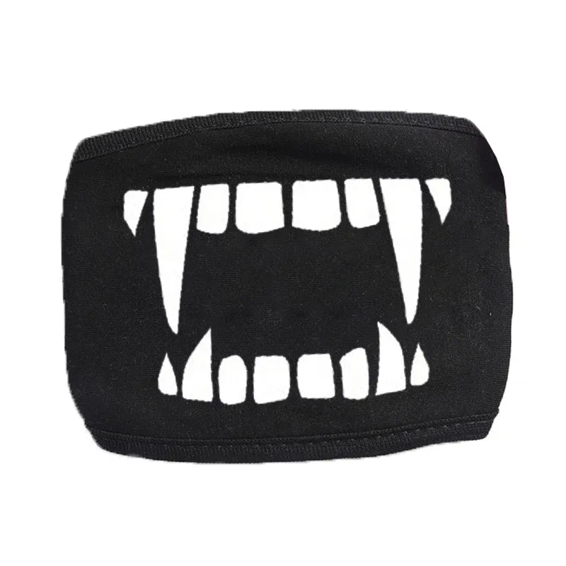 Цвет: желтый Child Like Mouth Mask Dark Anti Dust Cool Mask Cartoon Mouth Muffle Face Mask Emoticon Masque Masks For Gifts for Children's Day - Цвет: Цвет: желтый