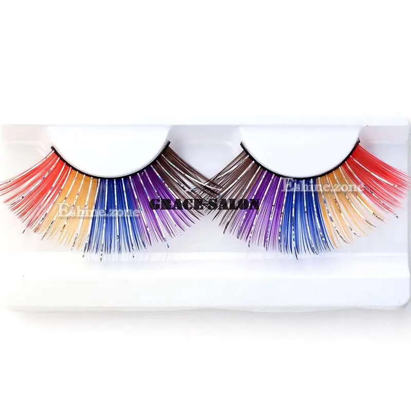 Facy зеленые мягкие фотокосметические ресницы для салона ручной работы|eye lashes|party