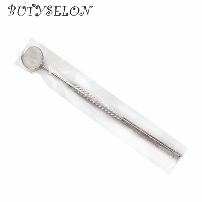 Увеличительная проверка наращивания ресниц и ухода за ротом зубами зеркальные