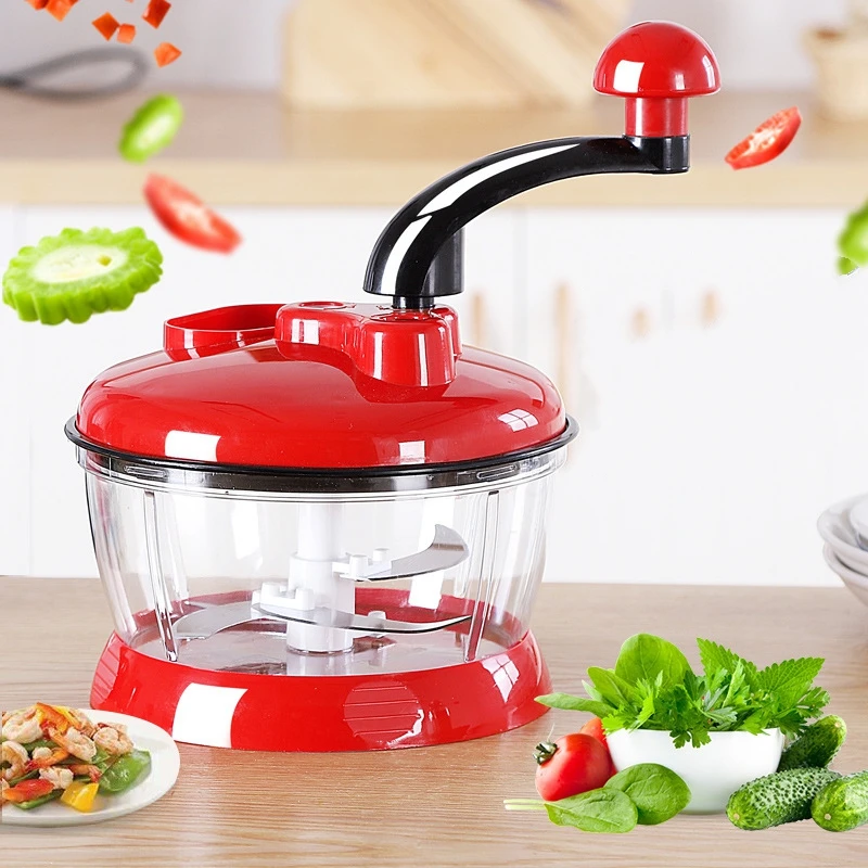 Многофункциональный ручной кухонный комбайн Мясорубка измельчитель овощей измельчитель резак яйцо блендер большой емкости кухонный гаджет