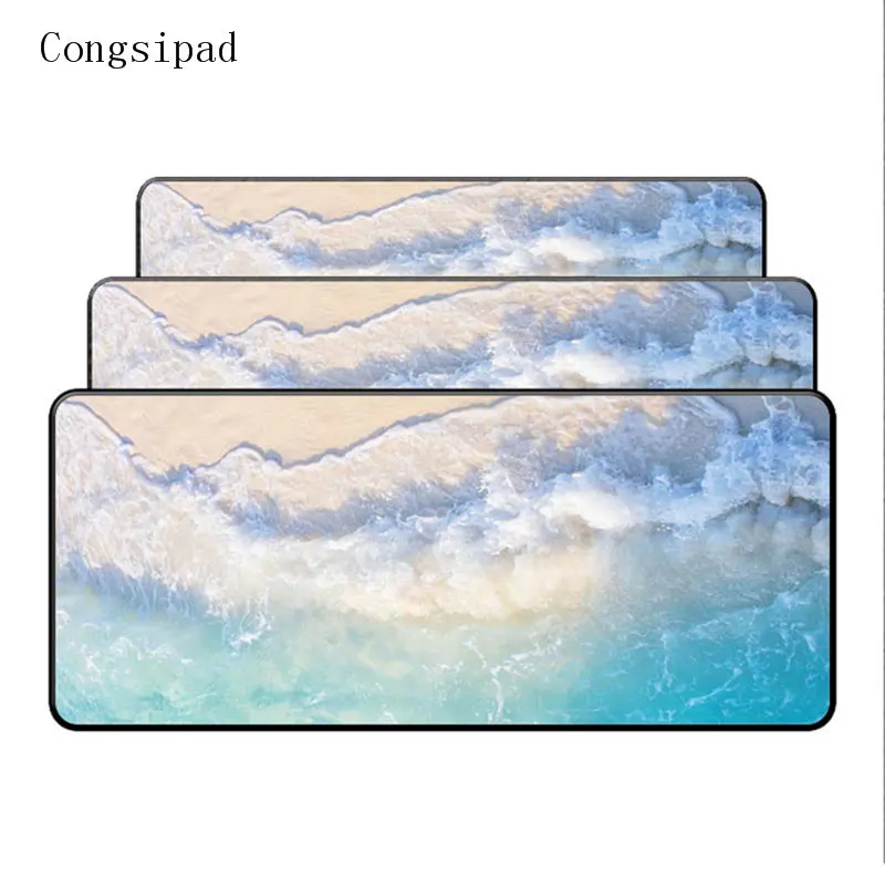 Большой Пляжный скоростной коврик для клавиатуры Congsipad 900*400 мм мыши игровой