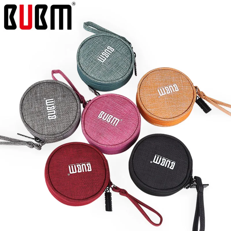 BUBM красочные Портативный мини Чехол дорожная сумка для наушников carry U диск чехол