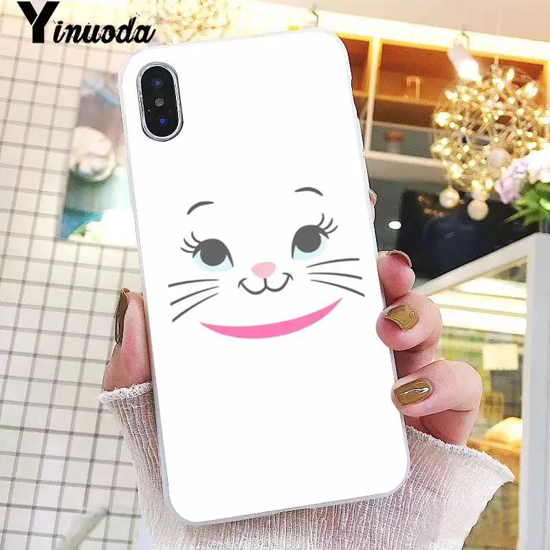 Yinuoda pet dog marie cat мультфильм прекрасное покрытие чехол для телефона iPhone 6S 6plus 7 7plus 8