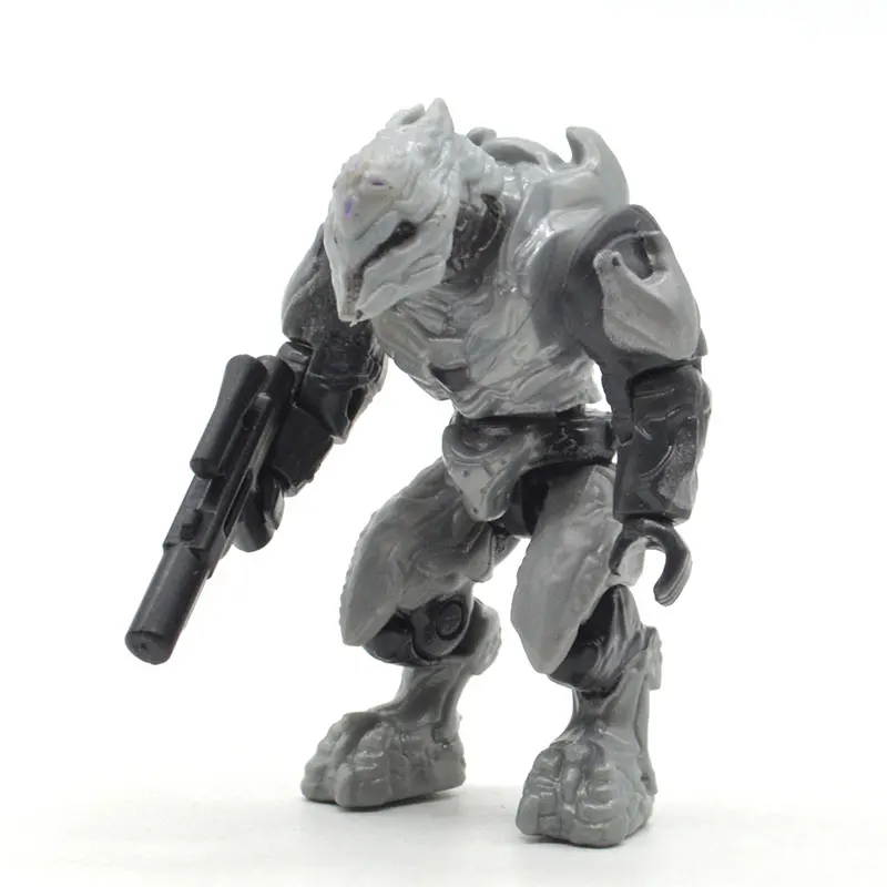1 Piece MB124 Одна Halo строительные блоки с пистолетами Монстры люди воины Спартанские войны игры ковенанты Кирпичи Детские игрушки - Цвет: 1 Piece MB124