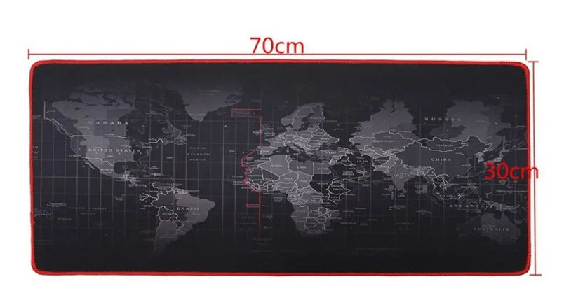 700X300MM Коврик для мыши WESAPPA 600x300/700x300/900x400 мм карта мира с запирающимся краем геймерский большой компьютерный коврик для клавиатуры Настольный игровой коврик для мыши - Цвет: 700X300MM