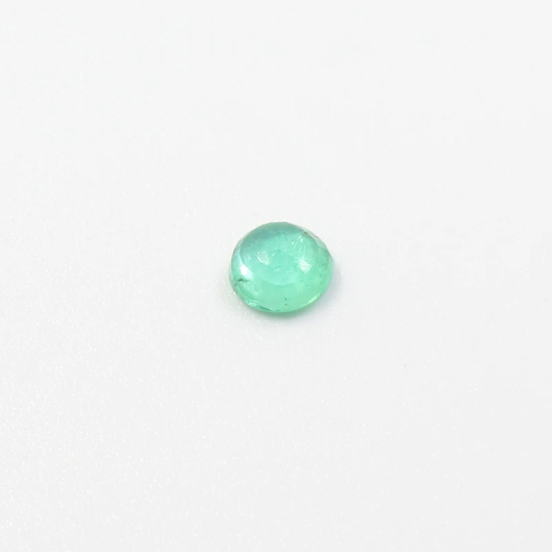Only one piece 4.7 mm round cut natural emerald gemstone for wedding ring 100% real SI grade Zambia | Украшения и аксессуары