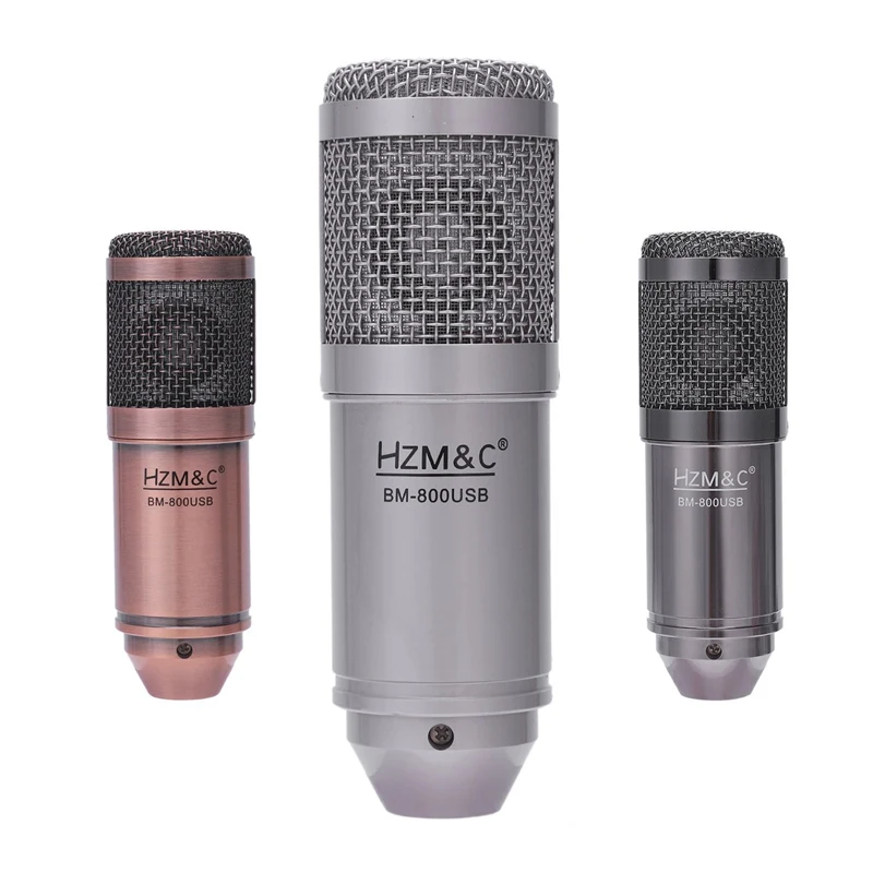 HZM& C Модернизированный Bm 800 Usb конденсаторный микрофон Студийный микрофон для компьютера записи караоке ПК
