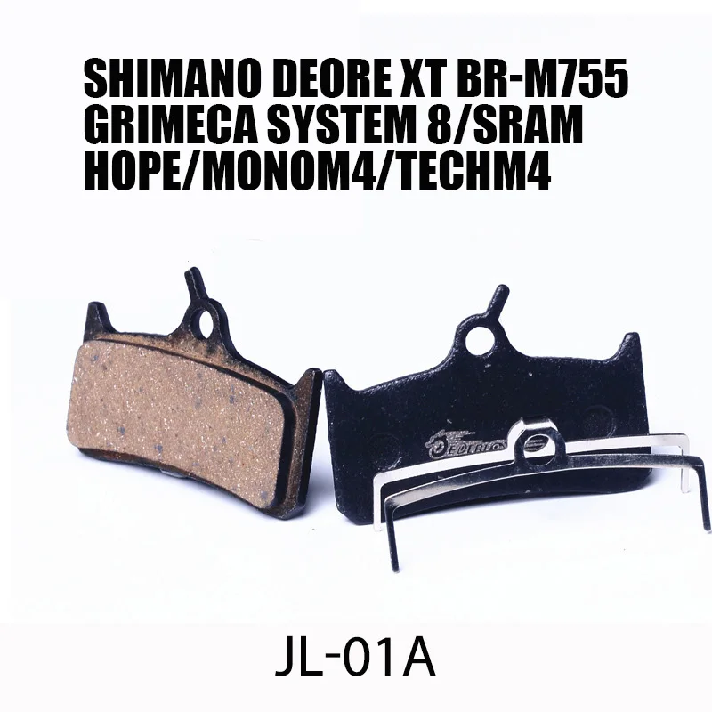 JEDERLO 4 пара/8 шт. смолы Велосипедный спорт диск Тормозной суппорт колодки общие стиль детали тормоза для SHIMANO зум формула гидравлический Тормоз MTB