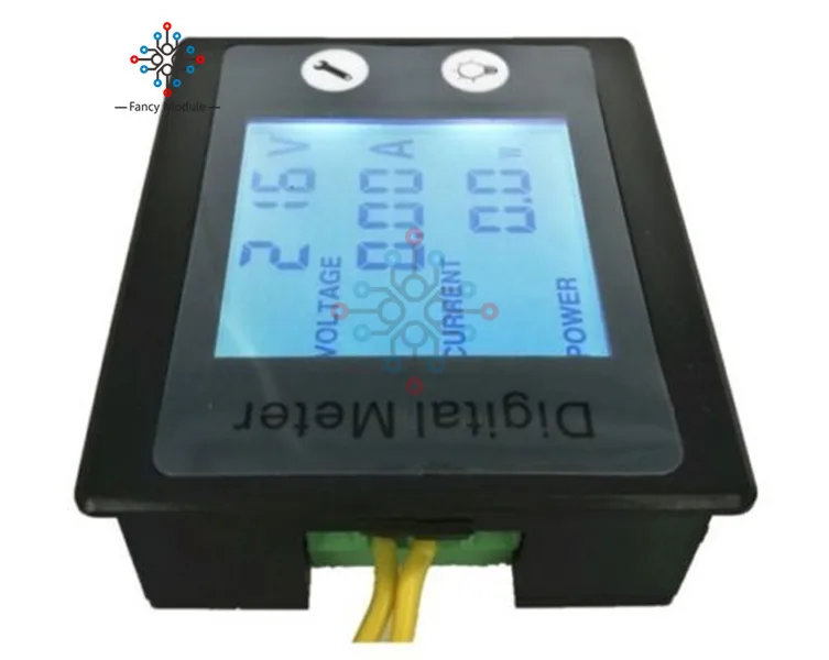 AC 80-260V 100A вольтметр-Амперметр AC Мощность счетчик энергии датчик Voltimetro Amperimetro как с STN ЖК-дисплей Подсветка