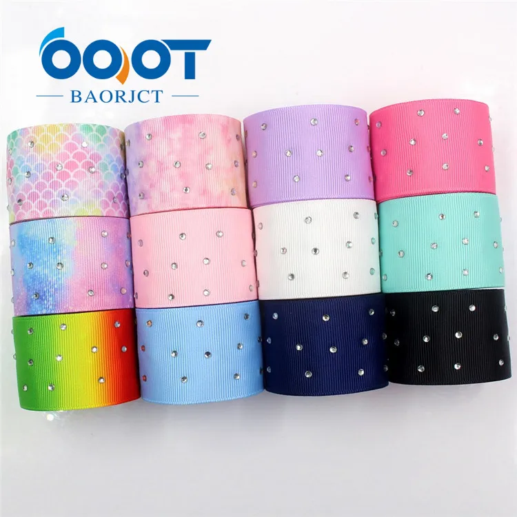 12 each one yards OOOT BAORJCT I-181106-165, 38 мм 5 ярдов мультфильм белый алмаз Ленты Термотрансферная печатная корсажная лента, DIY упаковочные материалы - Цвет: 12 each one yards