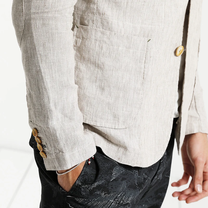 SIMWOOD 2018 осенью новый блейзеры в повседневном стиле Для мужчин костюмы белье