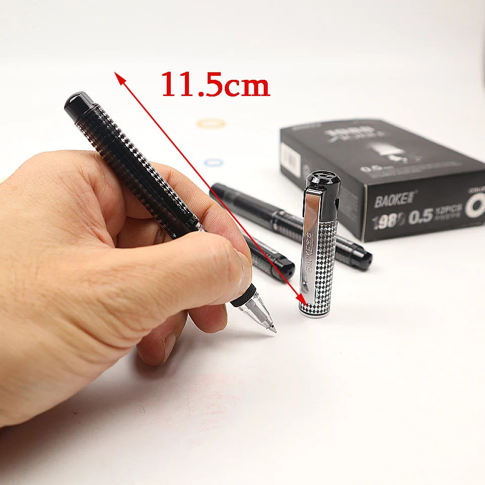 Мини гелевая ручка 0 5 мм черные чернила креативная кавайная короткая нейтральная