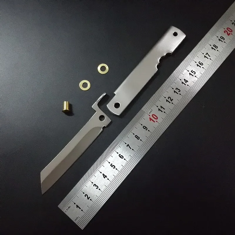 Инструменты DIY латунь/304 нержавеющая сталь 160 мм ручка ножа полуфабрикат Открытый EDC портативный точилка для карандашей