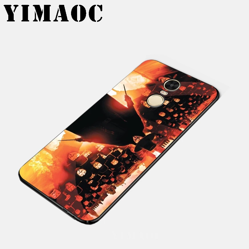 YIMAOC V для Vendetta Мягкий силиконовый чехол Xiao mi Red 6 Note 4X 4A 5A 5 Plus A1 A2 Pro Lite 8 |