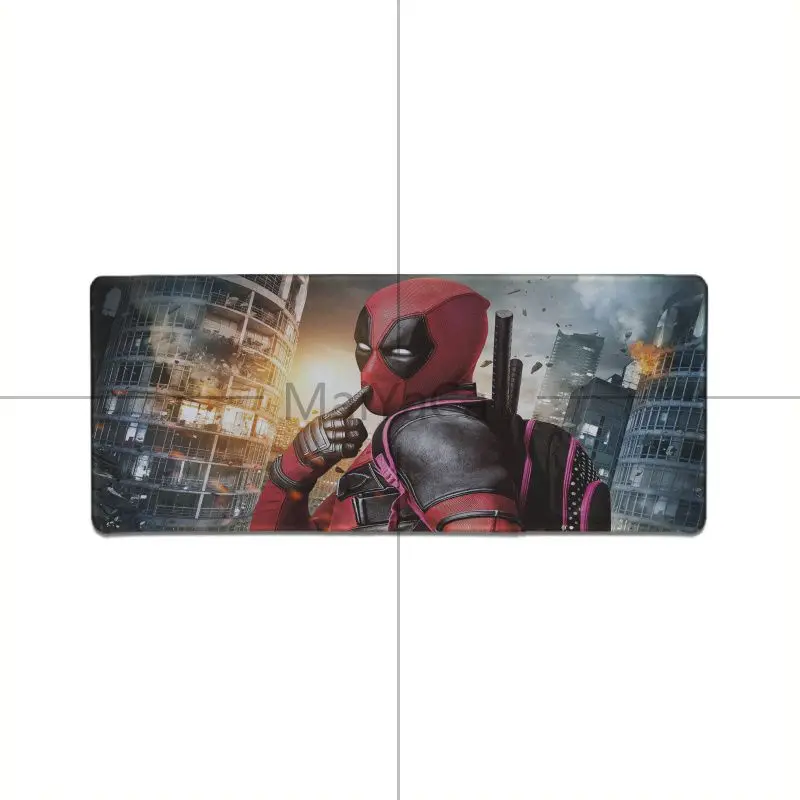 LockEdge 40X90cm MaiYaCa мой любимый Дэдпул full HD индивидуальные коврики для мышки ноутбук коврик для мышки в стиле аниме игровой коврик для мыши геймер игровые коврики - Цвет: LockEdge 40X90cm