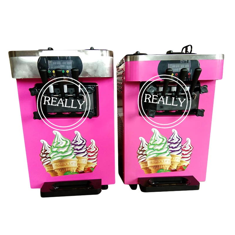18L Portable desktop soft ice cream machine 3 flavor frozen yogurt for sale | Бытовая техника