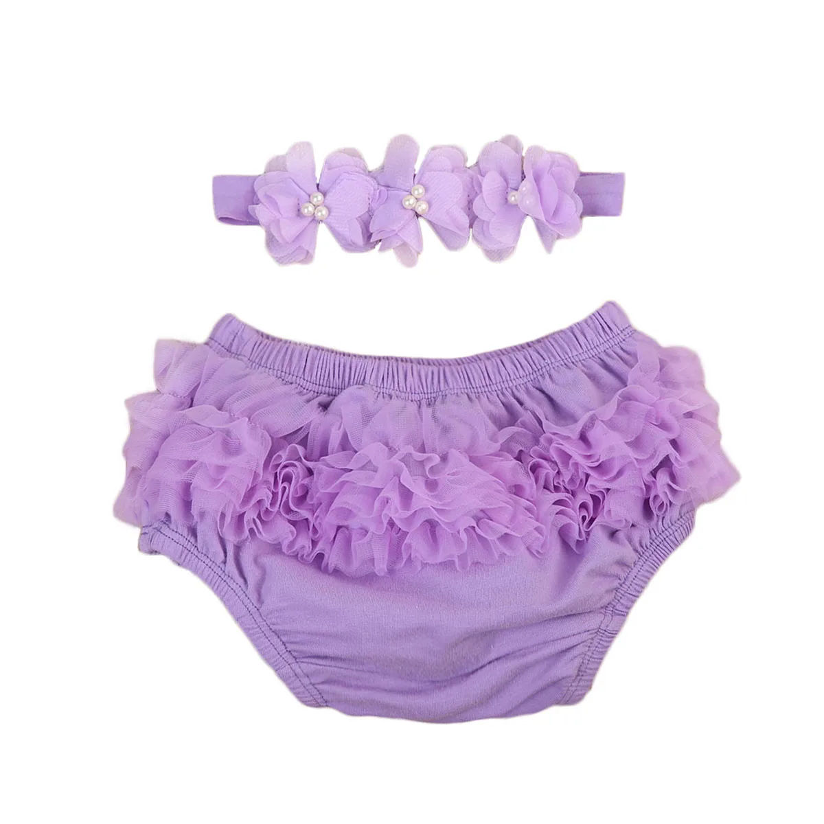 Детские хлопковые шорты кружевные шаровары милые детские подгузники с цветочным