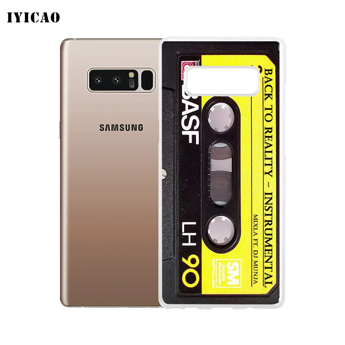 IYICAO ностальгическая Лента Радио Мягкий силиконовый чехол для телефона Samsung A5 A6 Plus