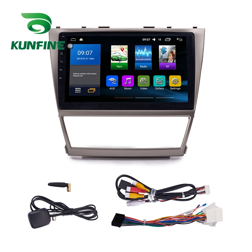Восьмиядерный 1024*600 Android 8,1 автомобильный DVD gps навигатор плеер Deckless стерео для Toyota Camry 2007-2011 радио головное устройство