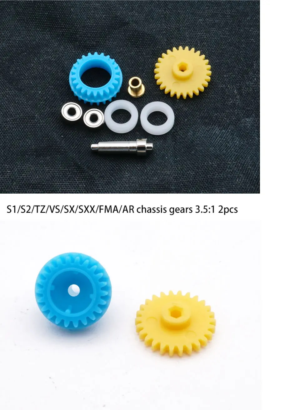 Самодельный набор шестеренок tamiya для мини 4wd шасси tamiya MS MA AR S2 VS FMA полый набор шестеренок для tamiya комплект