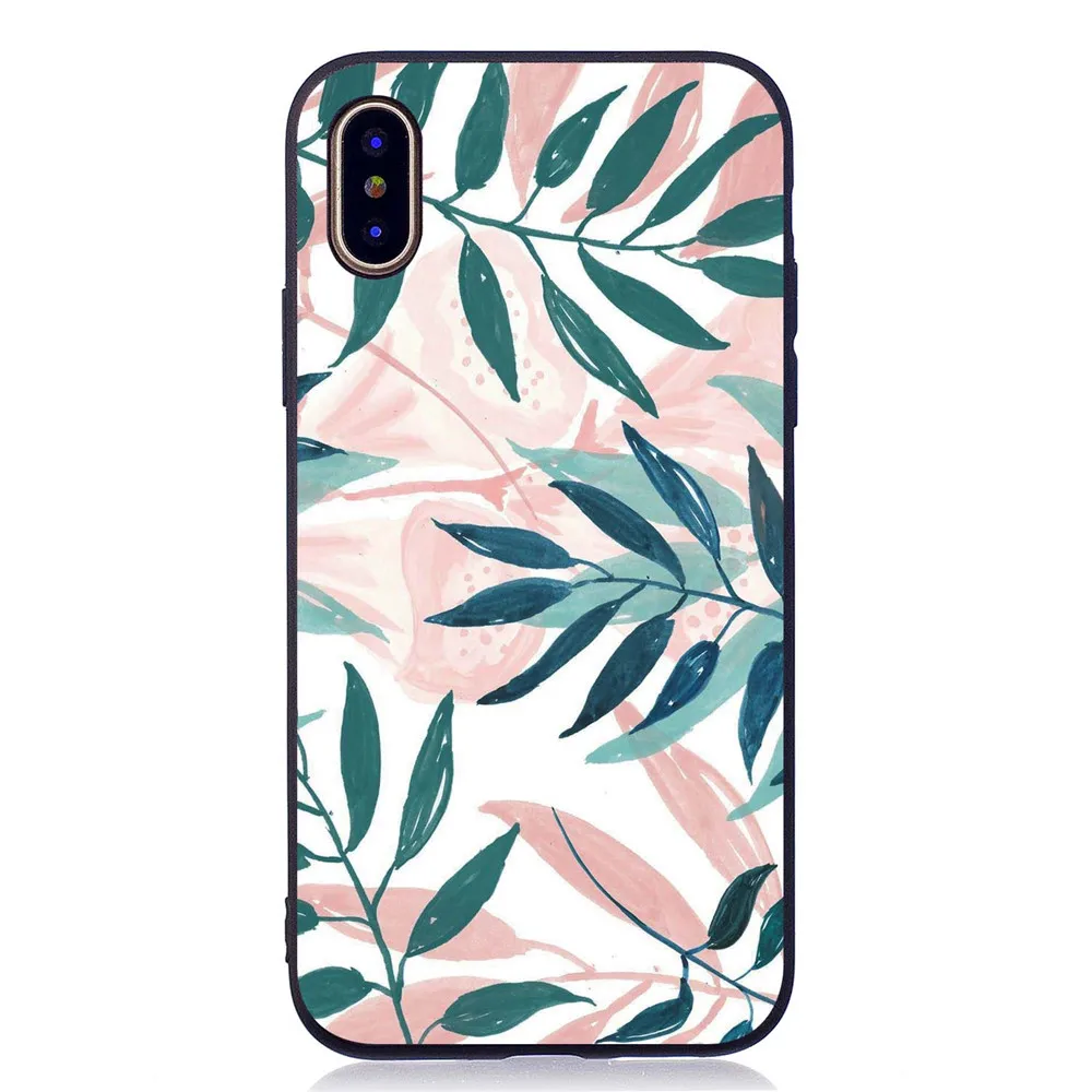 Чехол для телефона iPhone Xr Xs Max 7 8 6 6s Plus X SE цветок Фламинго кошка рыба любовь сердце