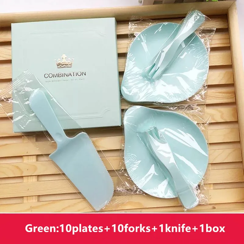 Одноразовая посуда стандартная обеденная тарелка капля воды волнистый