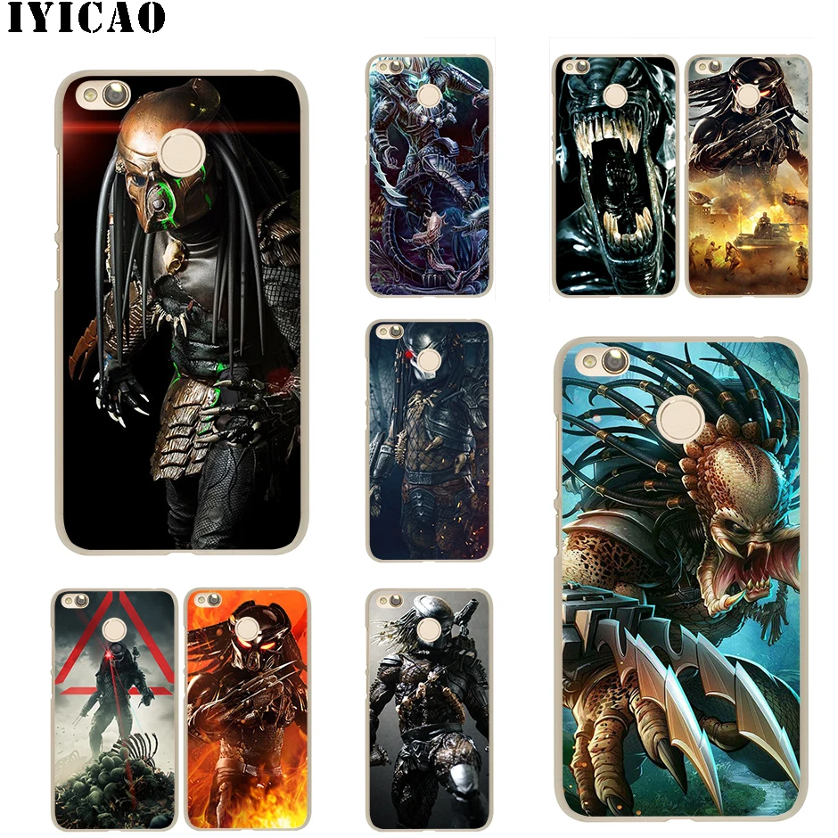 Alien vs Predator прозрачный для Xiaomi Mi 5 5S 6 9 8 A2 Lite 5X Mix 2S F1 SE MAX 3 9T A3 Note Pro CC9E|Чехлы-накладки| |