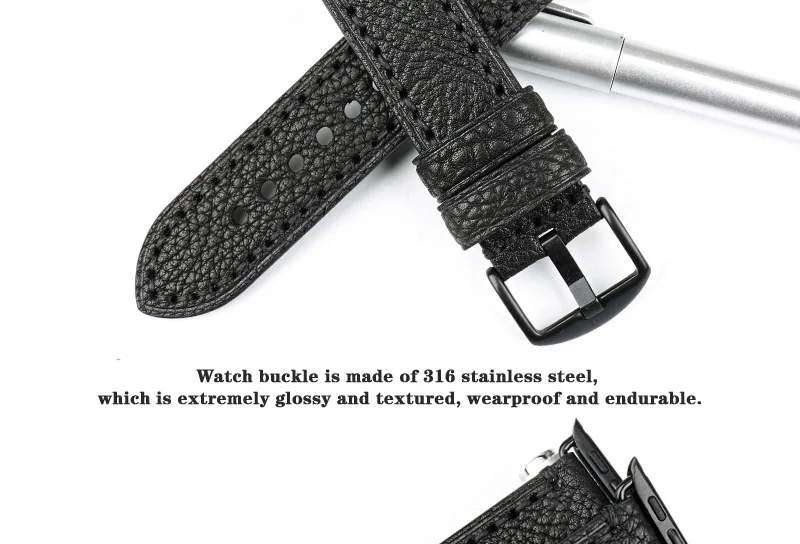 MAIKES кожаные ремешки для часов Apple Watch Band Series 44 мм 40 мм аксессуары для часов Ремешок для часов аpple 42 мм 38 мм iWatch 4 3 2 1