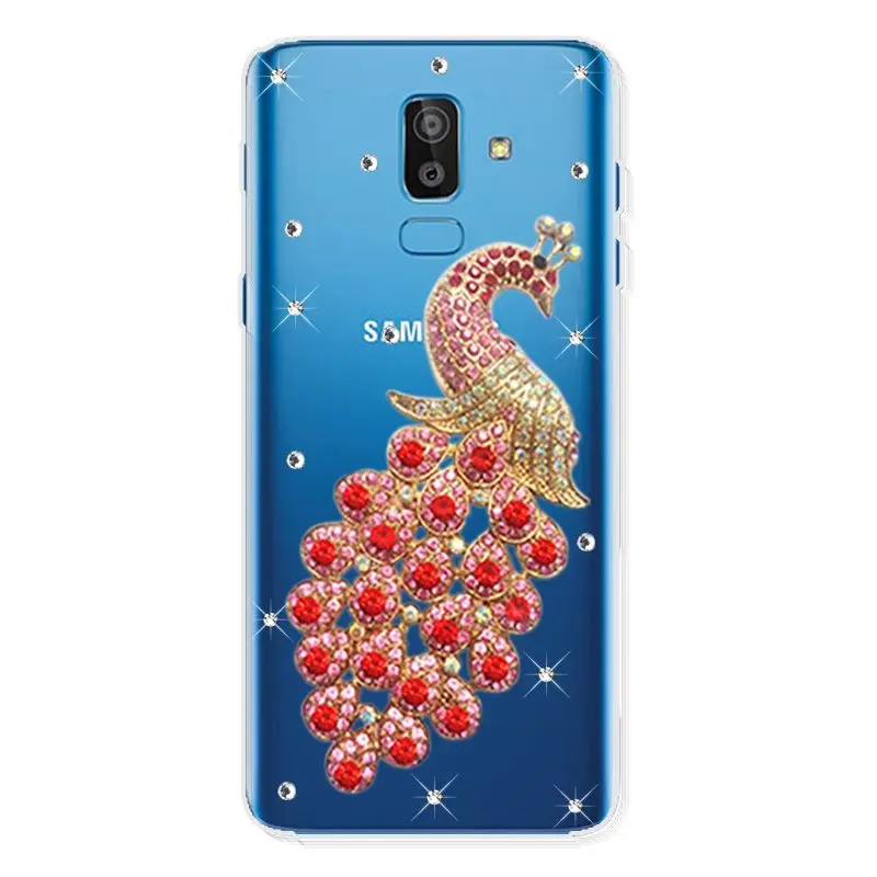 J8 2018 блестящий чехол со стразами для Samsung Galaxy J4 J6 Plus J2 Core J7 Neo DUO Pro J3 J5 2016 2017 телефона