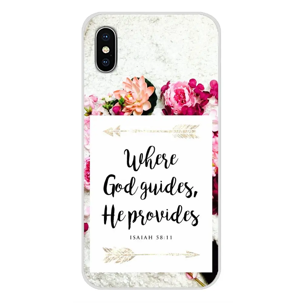 Прозрачный чехол для Apple iPhone X XR XS MAX 4 4S 5 5S 5C SE 6 6S 7 8 Plus ipod touch Bible philpians Jesus Christ