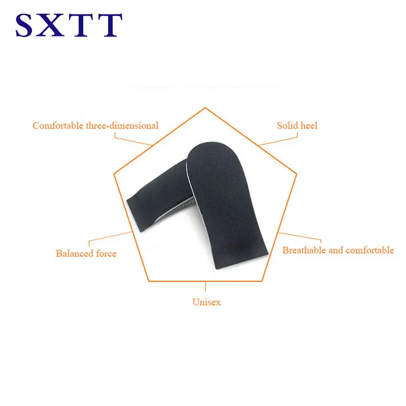 SXTT Половина Стелька повысить пятки вставки спортивная обувь Pad Подушка поддержка