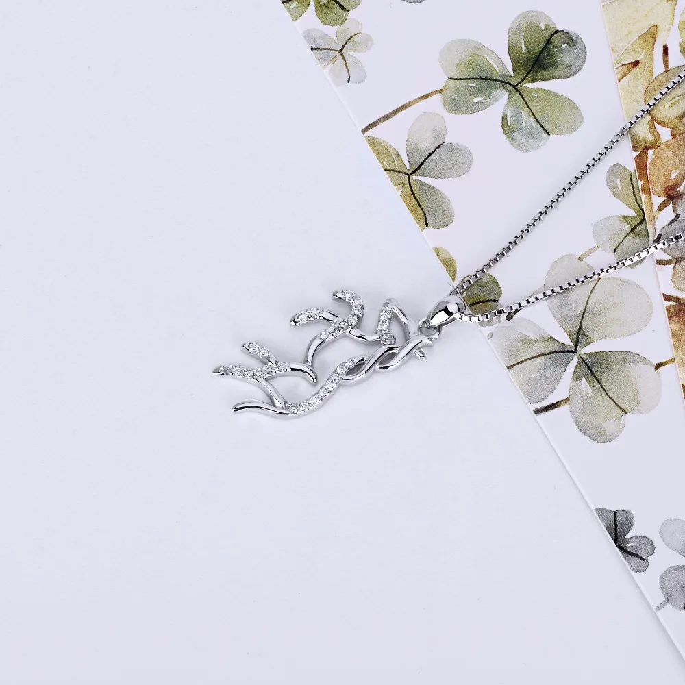 Женское ожерелье из серебра 925 пробы с кулоном в виде лошади | Украшения и