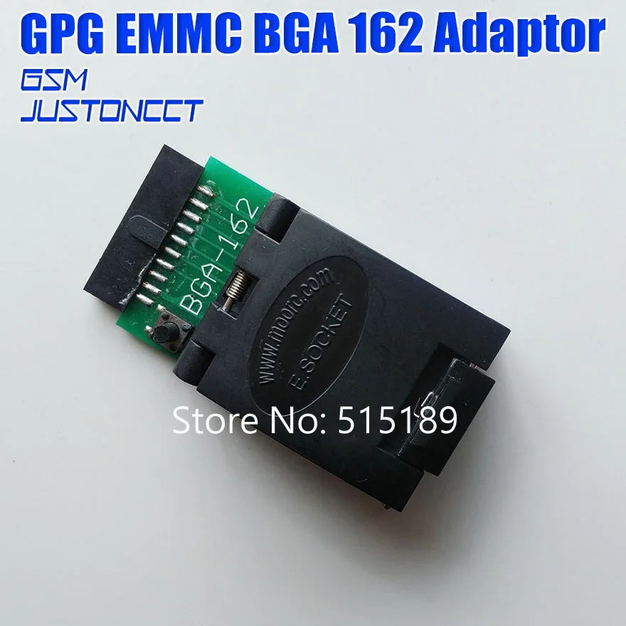 

100% original NEW GPG EMMC BGA 162 Adaptor gpg emmc BGA 162 Adaptor box Free shipping