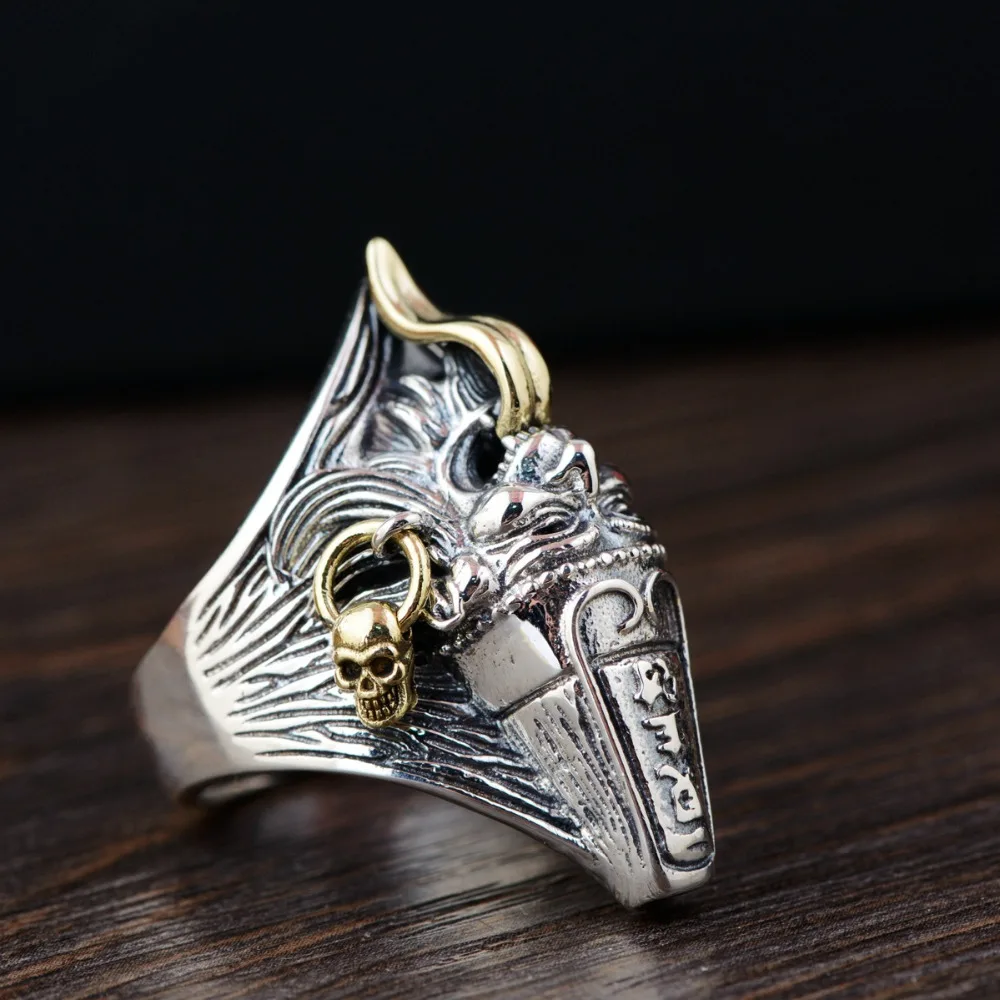 BALMORA 100% реальные ранние серебряные ювелирные изделия винтажные кольца с лицом