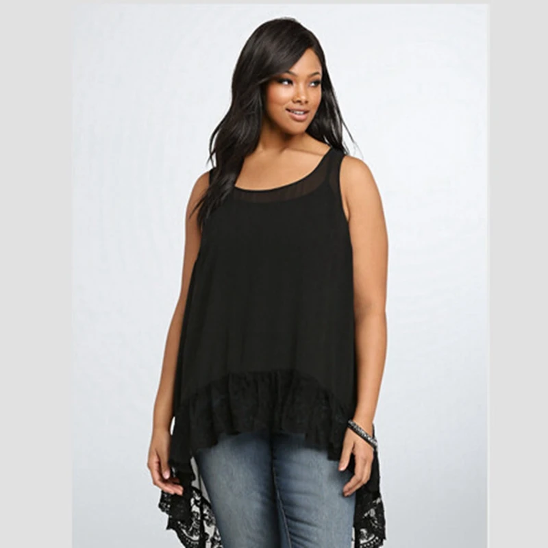 2018 женская новая модная повседневная однотонная шифоновая блузка без рукавов