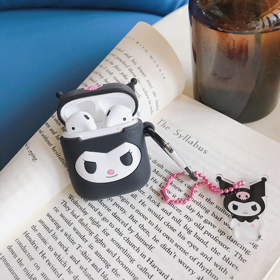 Чехол для наушников AirPods милый чехол Cinnamoroll Melody koomi Purin Frog s Apple Airpods мультяшный