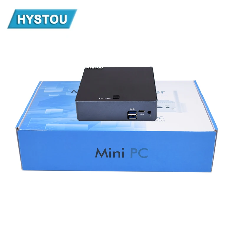 8 го поколения Intel Core i7 8550U i5 8250U четырехъядерный ниточный HYSTOU Nuc Мини ПК Windows 10 DDR4L RAM