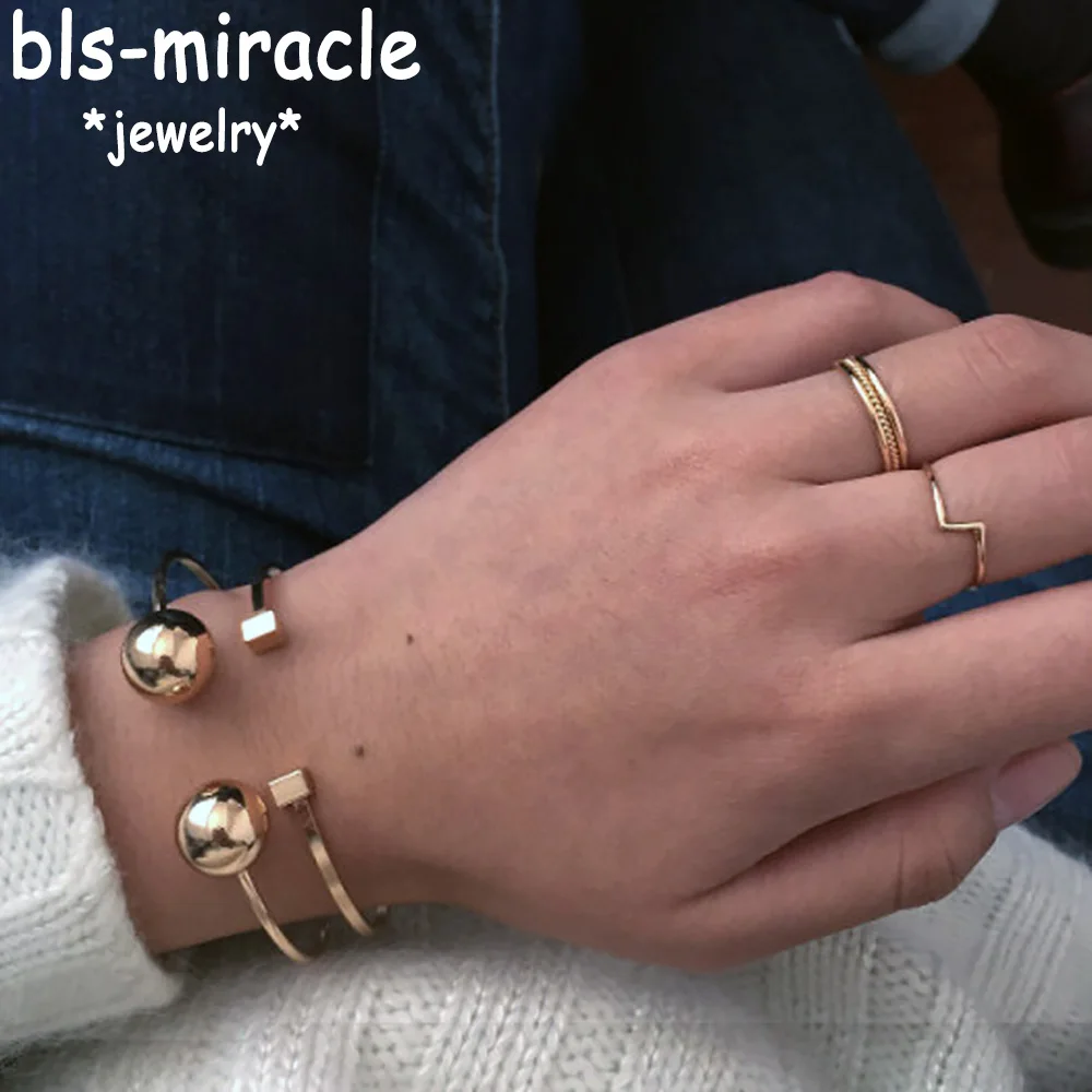 Bls-miracle Top новинка модные ювелирные изделия смешанные цвета медный большой шар