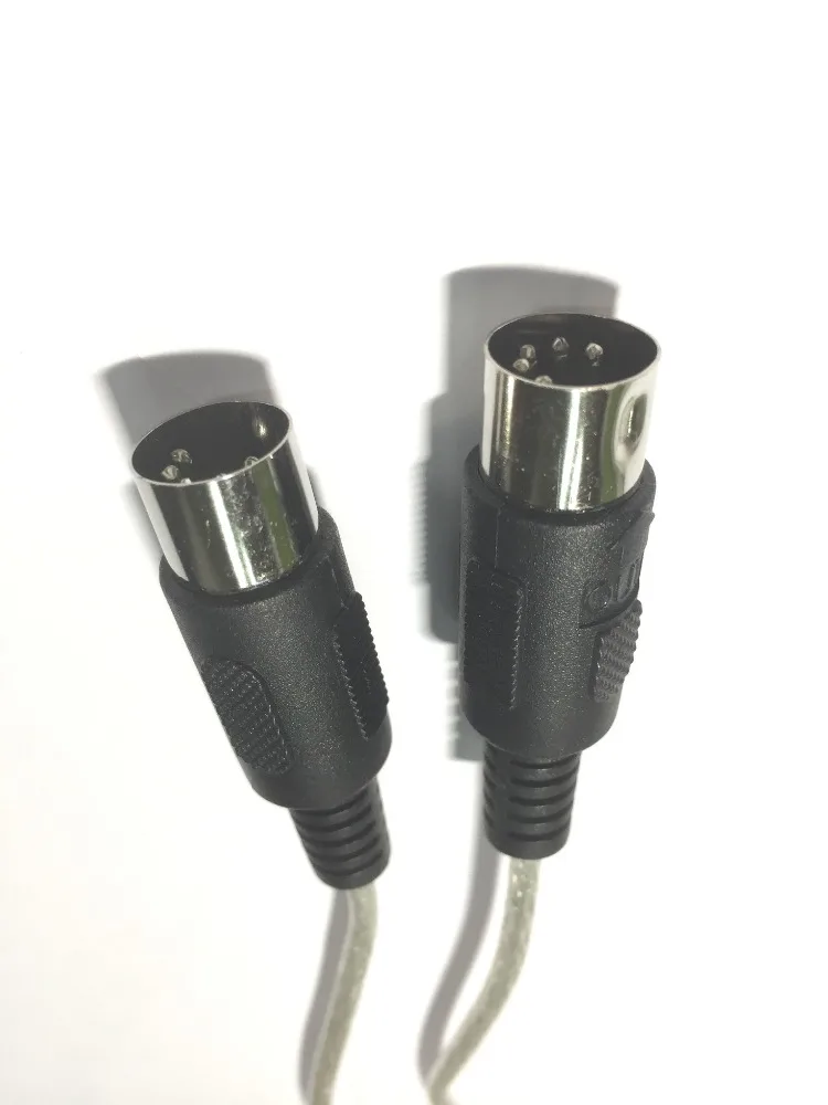 MIDI 5 Pin DIN штекер до кабеля 3 м| |
