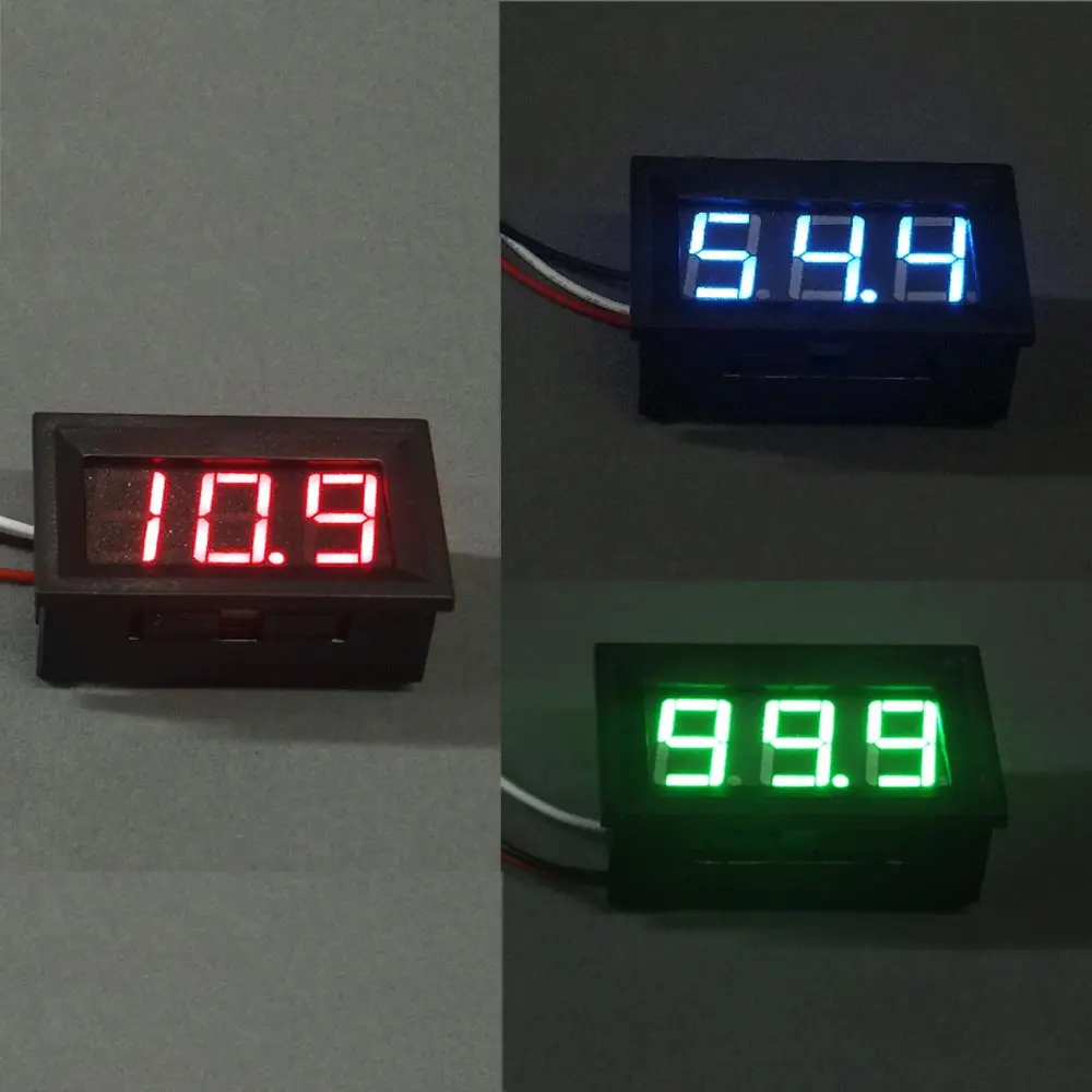 Качественный ЖК дисплей постоянный ток 0 100 В красный/синий светодиодный