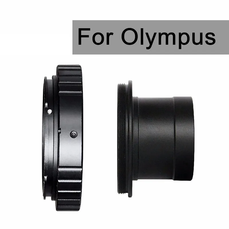 For Olympus 1,2" Т-образный металлический телескоп адаптер M42x0.75 и брендовые SLR/DSLR камеры т-образное кольцо профессиональный астрономический телескоп фотография - Цвет: For Olympus