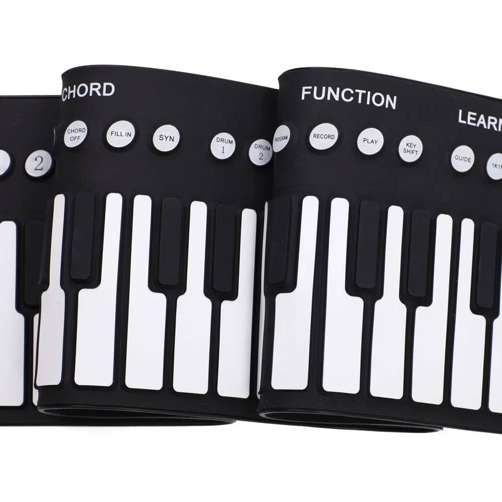 Портативное Силиконовое гибкое складное фортепиано с 61 клавишами|61 key|keyboard pianopiano