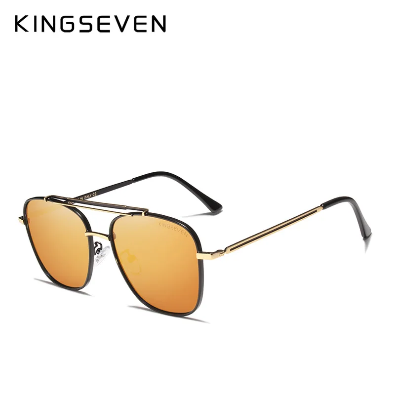 Мужские поляризованные солнцезащитные очки KINGSEVEN квадратные унисекс из