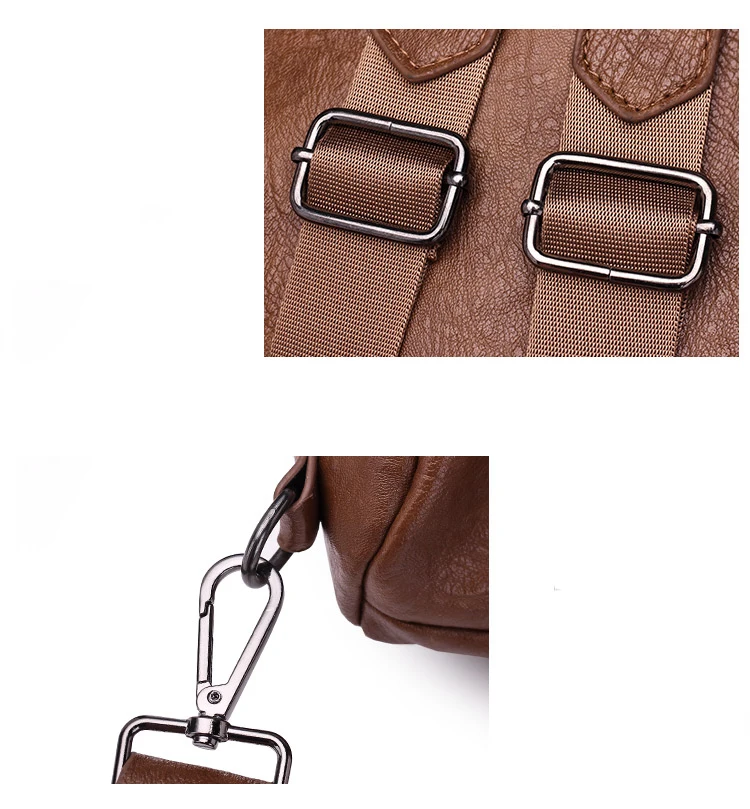 Женский рюкзак из искусственной кожи, модный рюкзак, женские рюкзаки Mochila, женские повседневные винтажные сумки на плечо большой емкости