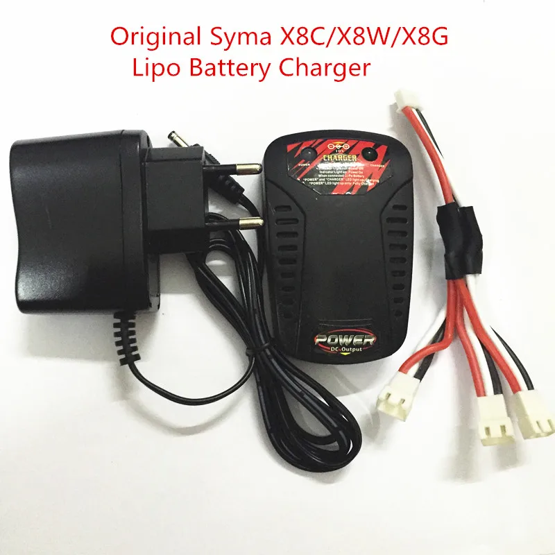 Syma X8 X8C X8W X8G кабель с переходником для зарядного устройства запасные patrs Li Po баланс