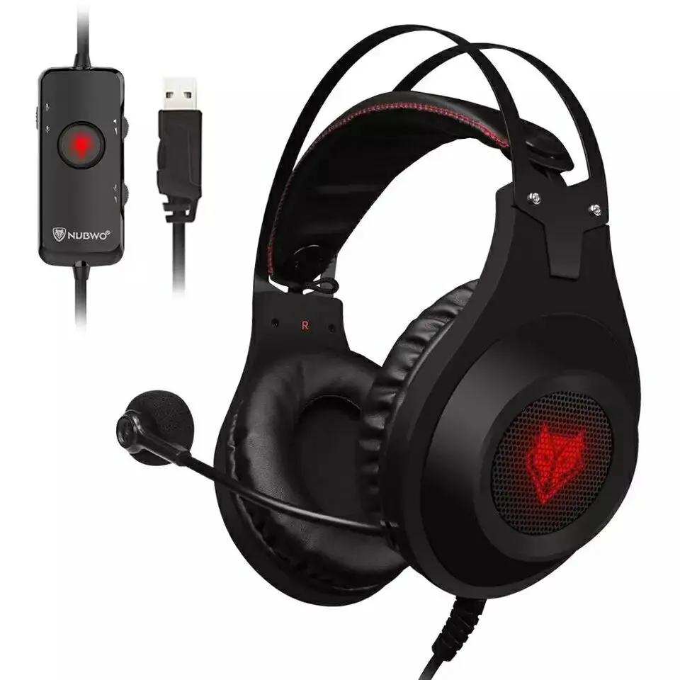 N2 3 5 мм игровая гарнитура PC Gamer стерео наушники с микрофоном для PS4 телефона Xiaomi USB