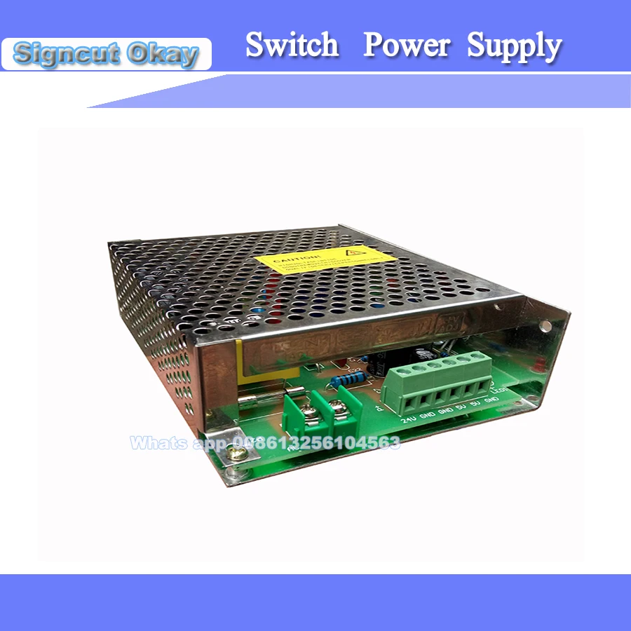 

Switch Power Supply dual output 24V 3A and 5V 1A for co2 laser cutting Machine Free Shipping