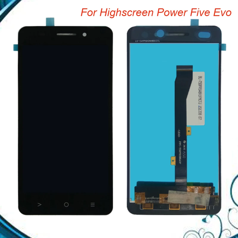 5 дюймовый ЖК дисплей для высокой мощности пять Evo + Новый черный зеркальный экран
