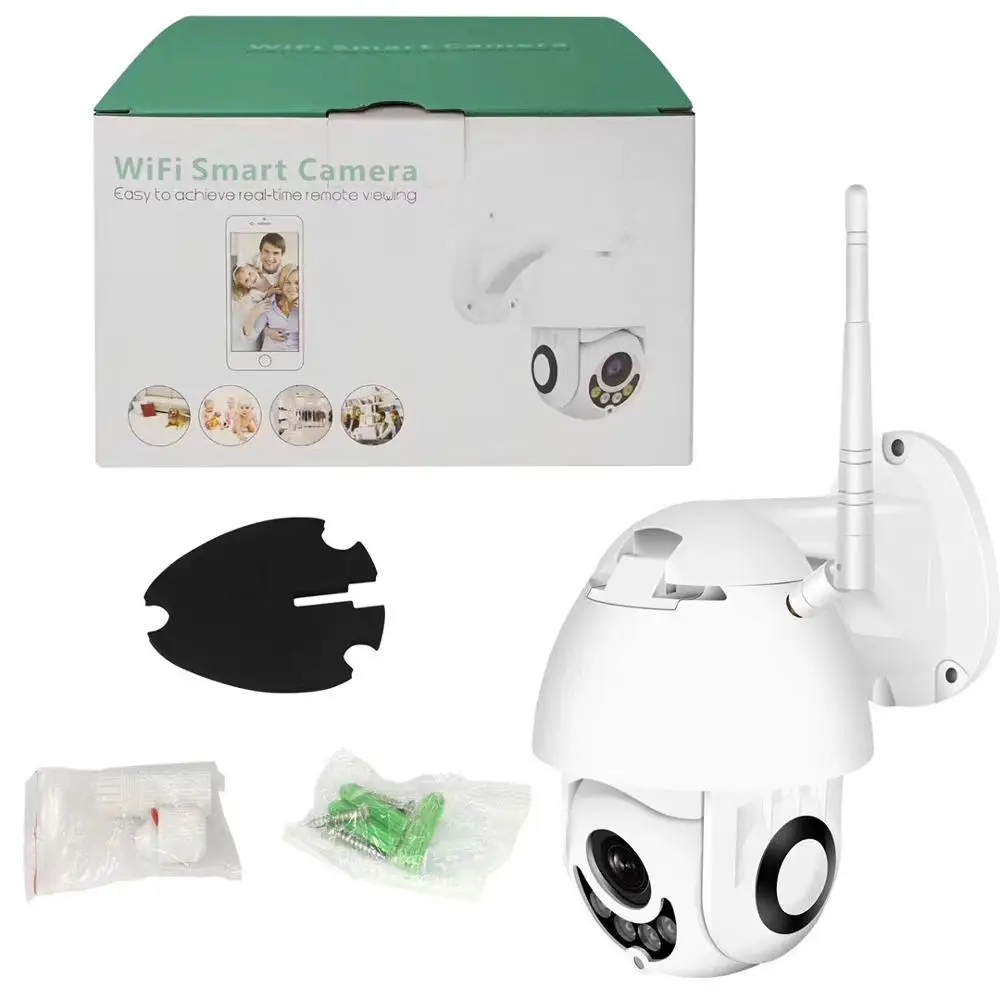 2MP 1080P Мини ИК WiFi IP камера панорамирование наклон поворот Скорости Купольная Full HD