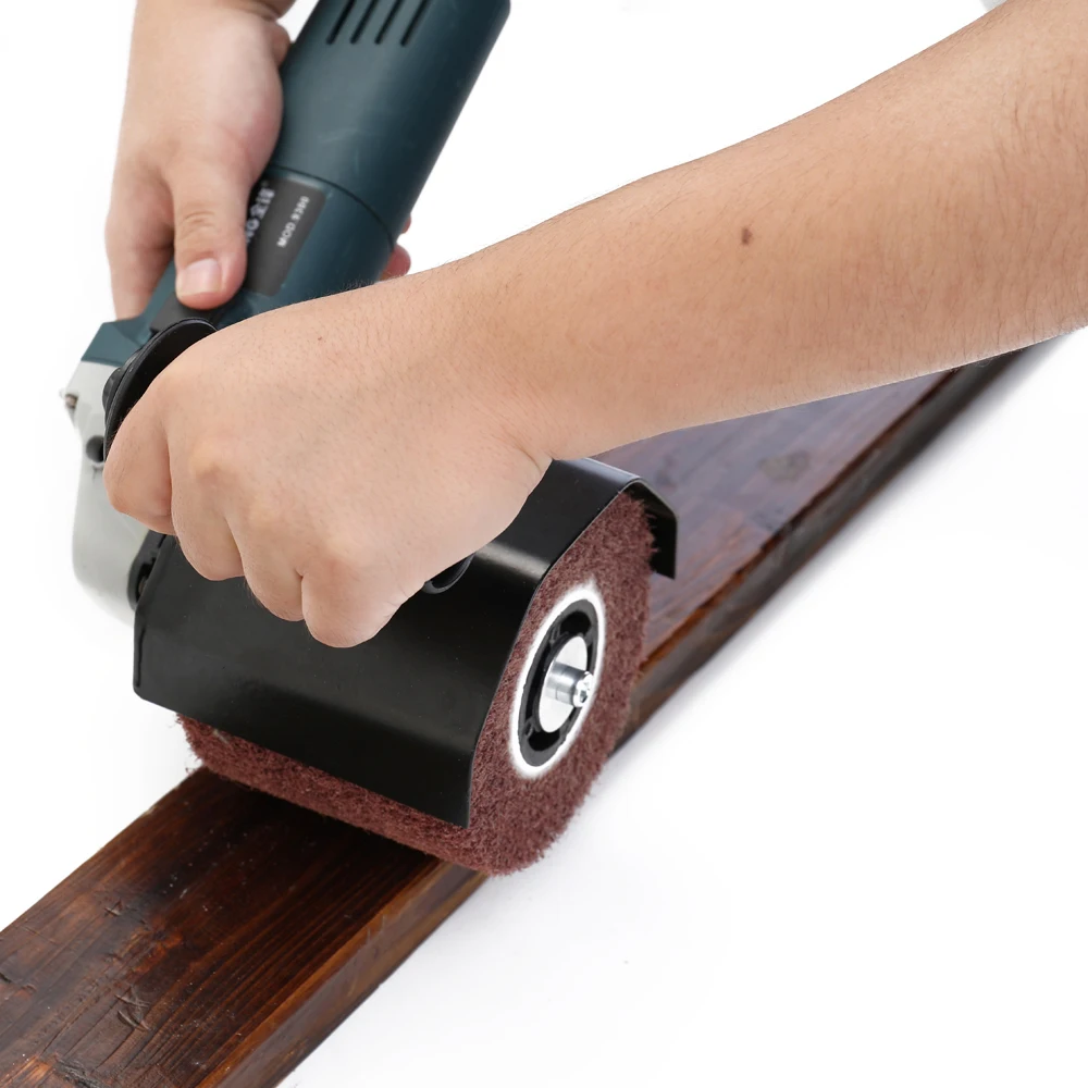 

Multifunctional M10/M14 Electric Angle Grinder Burnishing Polishing Machine Attachment Accessories Metal Steel Wood Sander